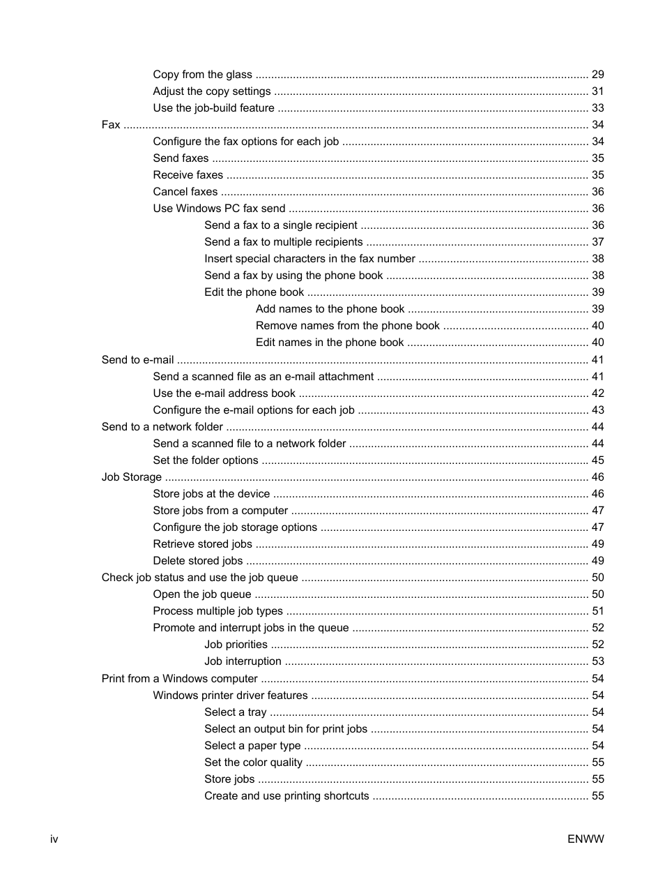 HP CM8000 Color Multifunction Printer series User Manual | Page 6 / 104
