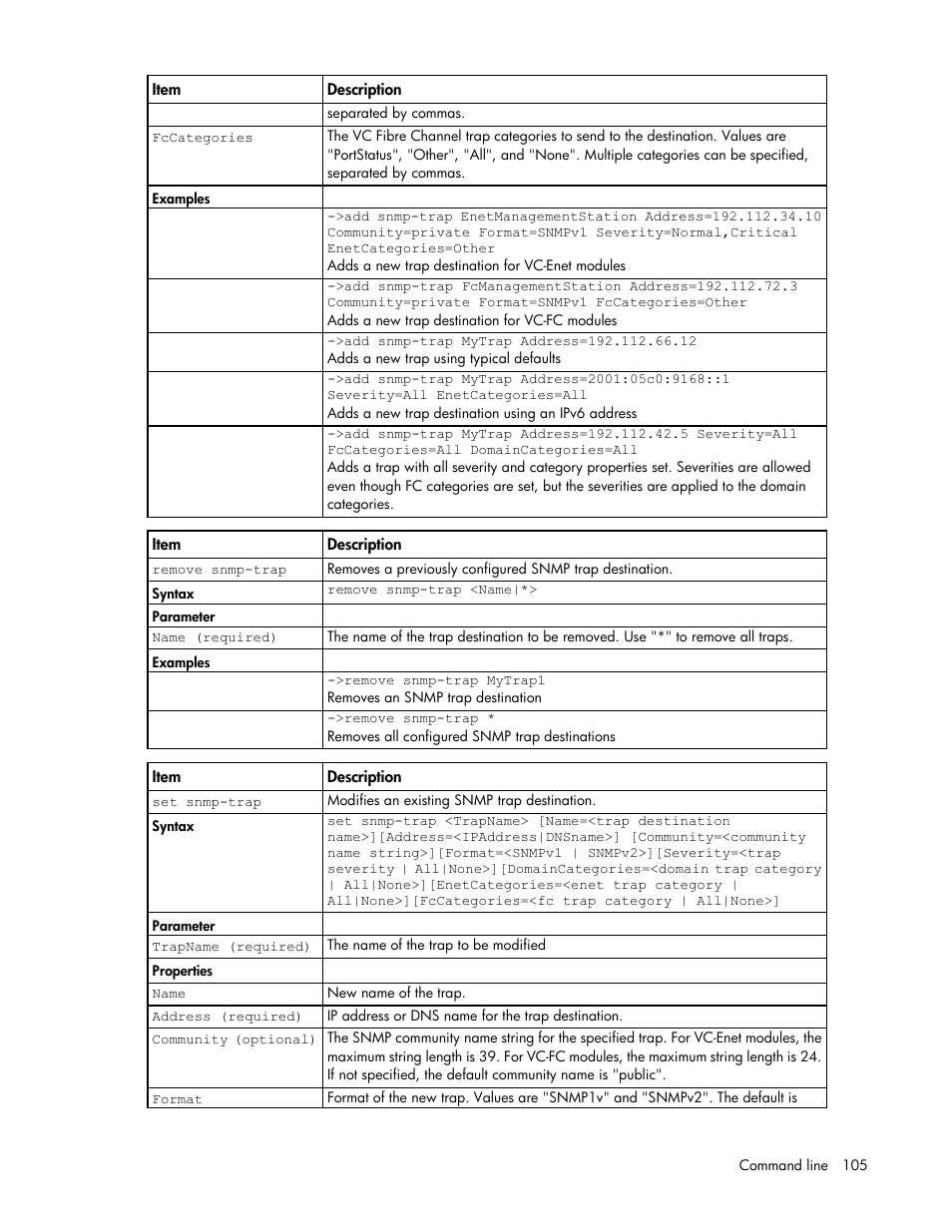 HP Virtual Connect FlexFabric 10Gb24-port Module for c-Class BladeSystem User Manual | Page 105 / 192