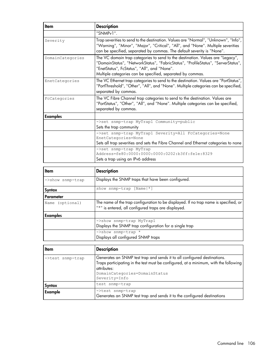 HP Virtual Connect FlexFabric 10Gb24-port Module for c-Class BladeSystem User Manual | Page 106 / 192