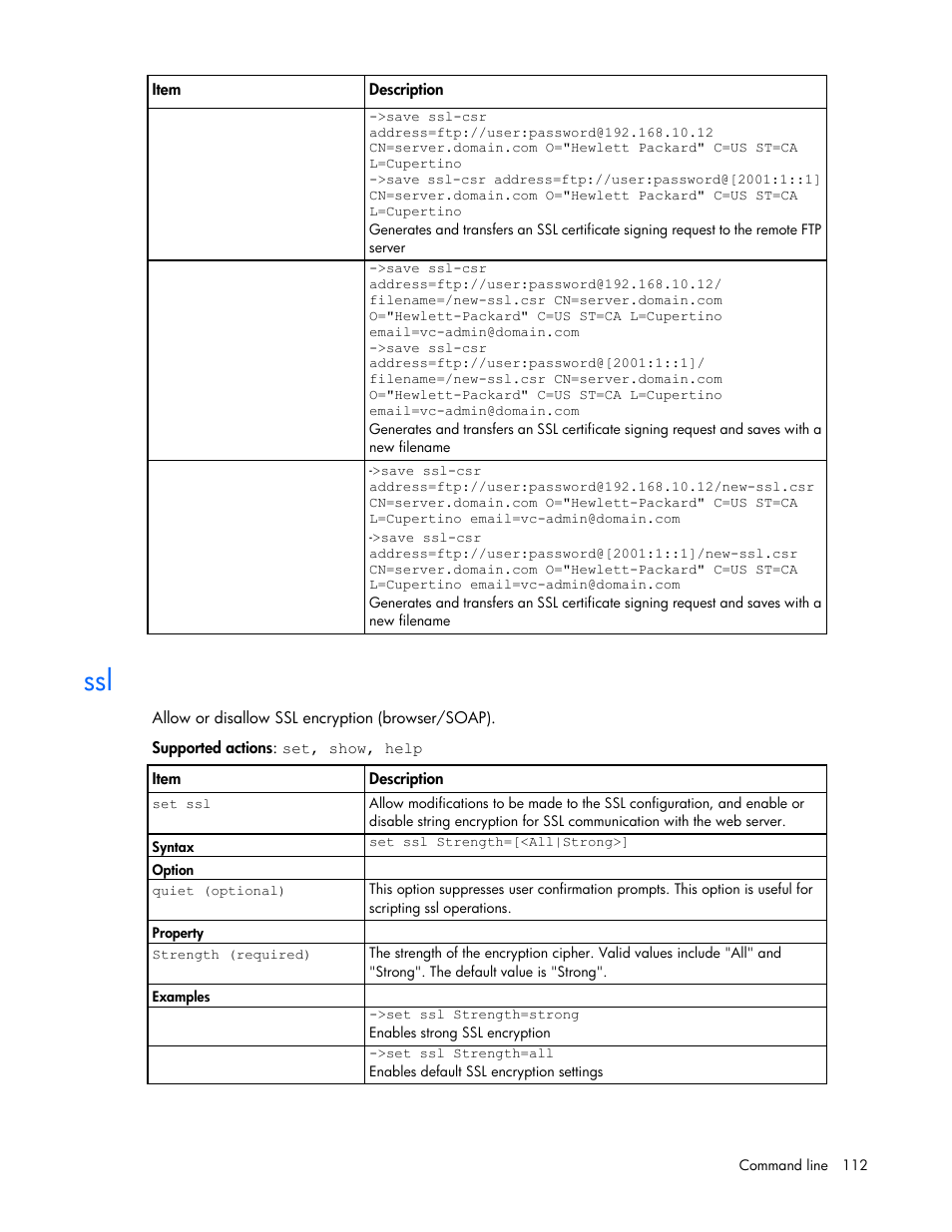 HP Virtual Connect FlexFabric 10Gb24-port Module for c-Class BladeSystem User Manual | Page 112 / 192