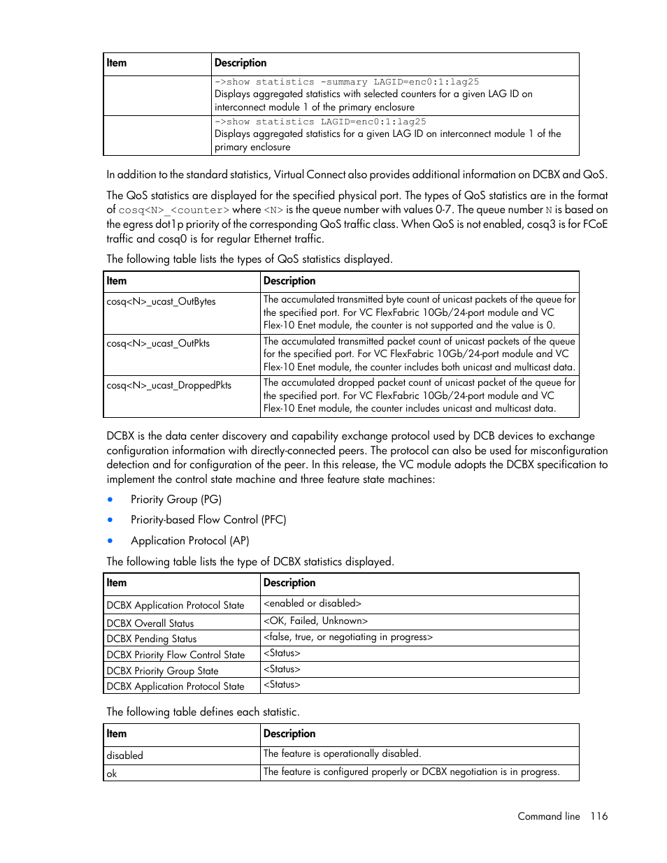 HP Virtual Connect FlexFabric 10Gb24-port Module for c-Class BladeSystem User Manual | Page 116 / 192