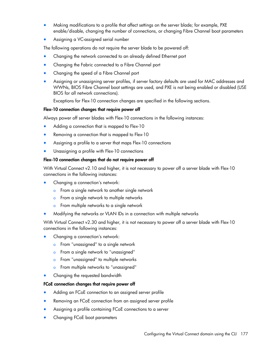 HP Virtual Connect FlexFabric 10Gb24-port Module for c-Class BladeSystem User Manual | Page 177 / 192