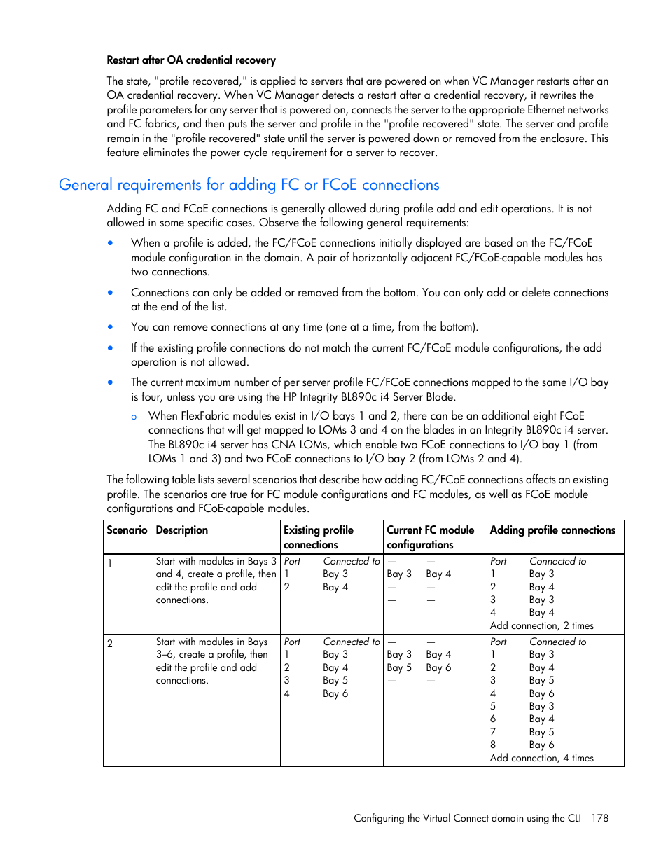 HP Virtual Connect FlexFabric 10Gb24-port Module for c-Class BladeSystem User Manual | Page 178 / 192