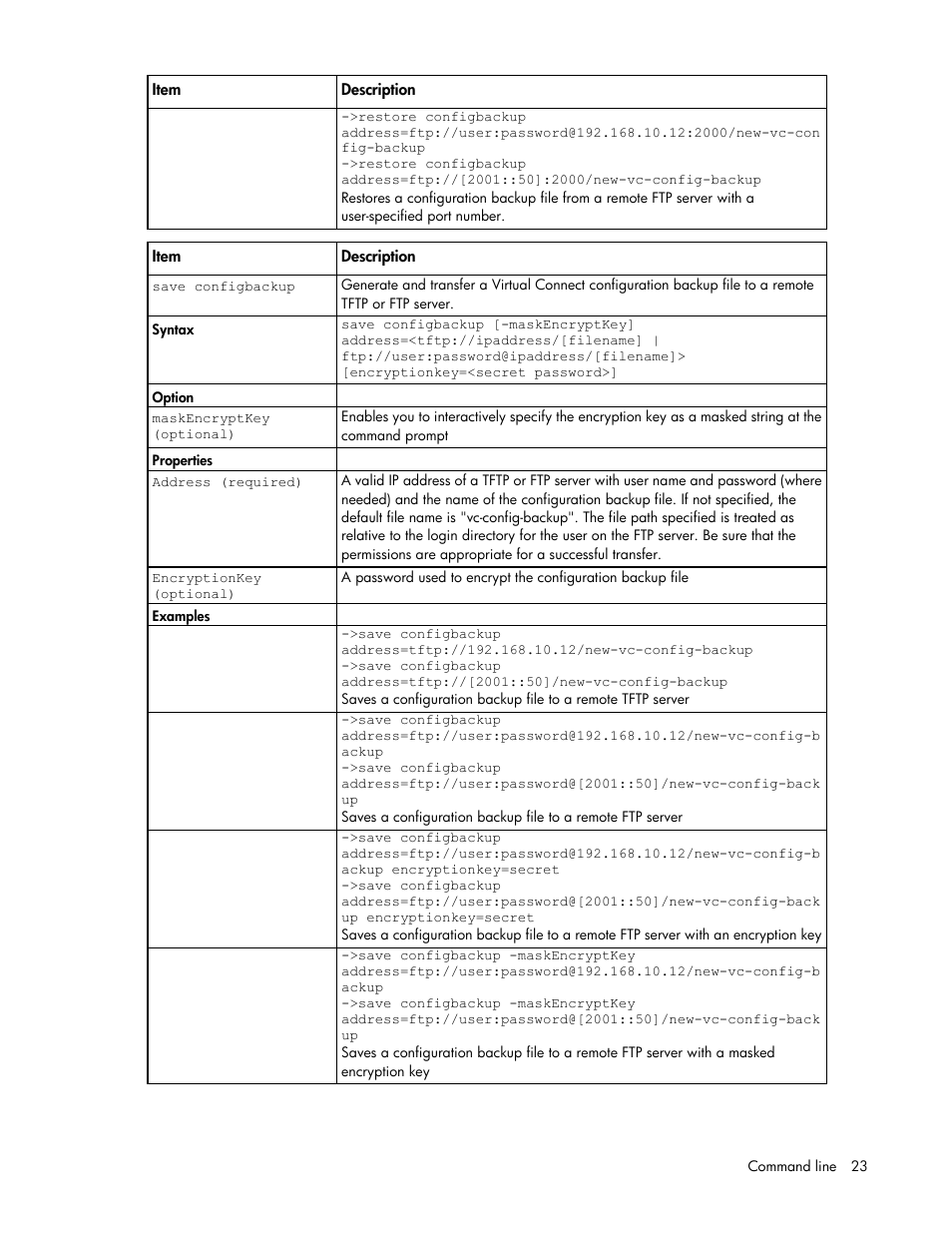 HP Virtual Connect FlexFabric 10Gb24-port Module for c-Class BladeSystem User Manual | Page 23 / 192