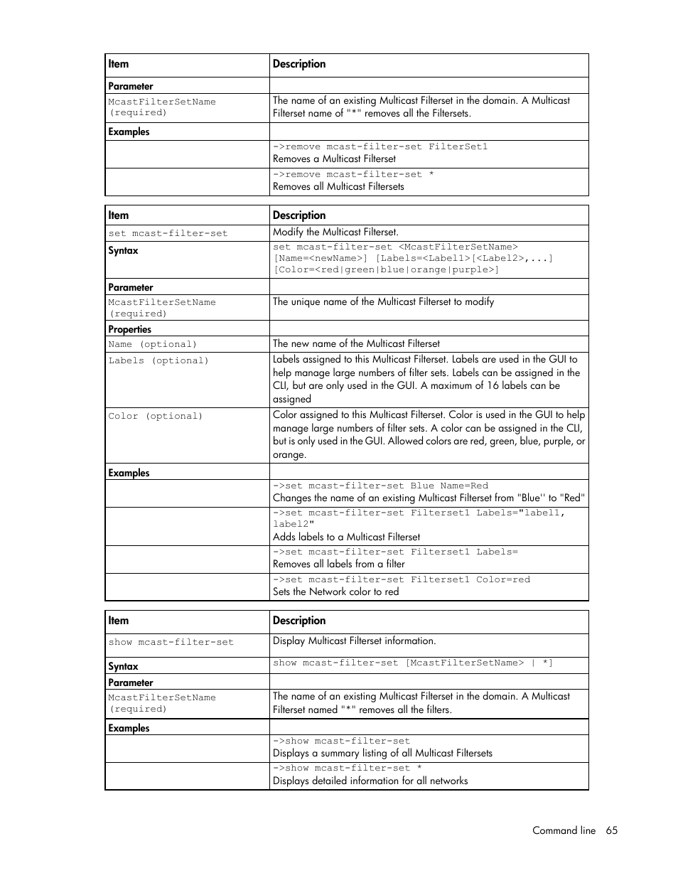 HP Virtual Connect FlexFabric 10Gb24-port Module for c-Class BladeSystem User Manual | Page 65 / 192