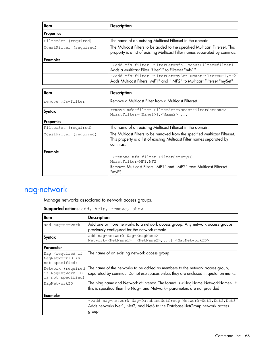 Nag-network | HP Virtual Connect FlexFabric 10Gb24-port Module for c-Class BladeSystem User Manual | Page 68 / 192