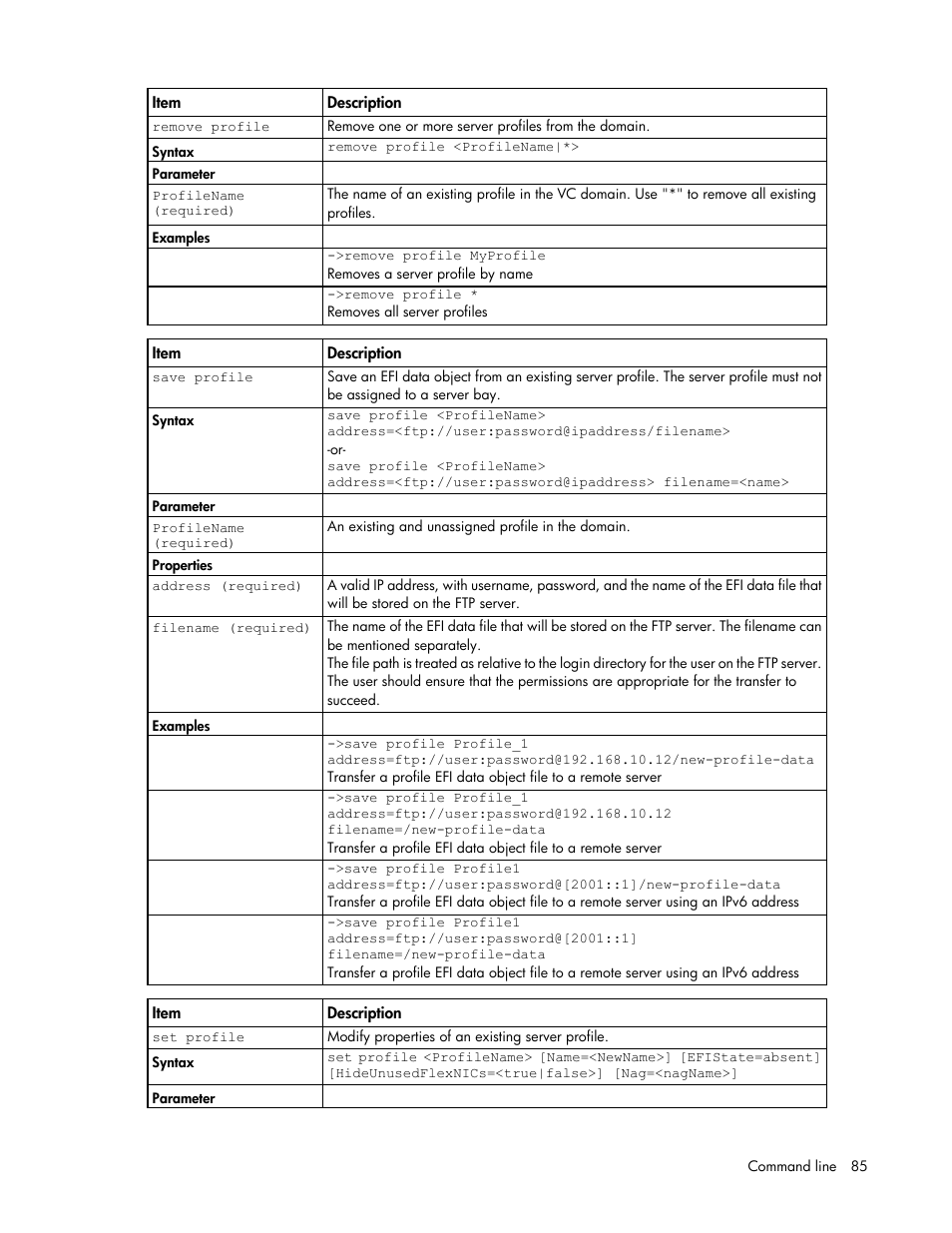 HP Virtual Connect FlexFabric 10Gb24-port Module for c-Class BladeSystem User Manual | Page 85 / 192