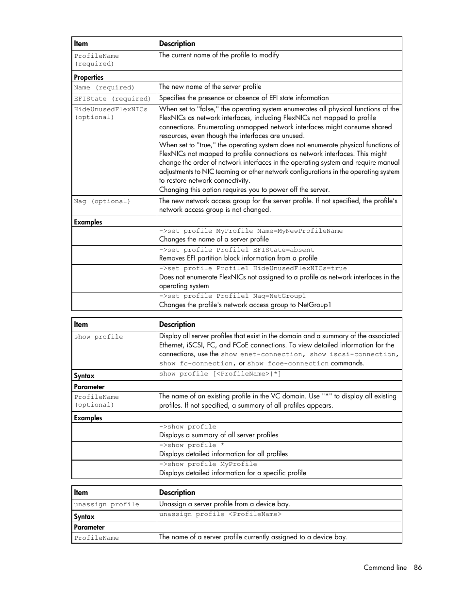 HP Virtual Connect FlexFabric 10Gb24-port Module for c-Class BladeSystem User Manual | Page 86 / 192