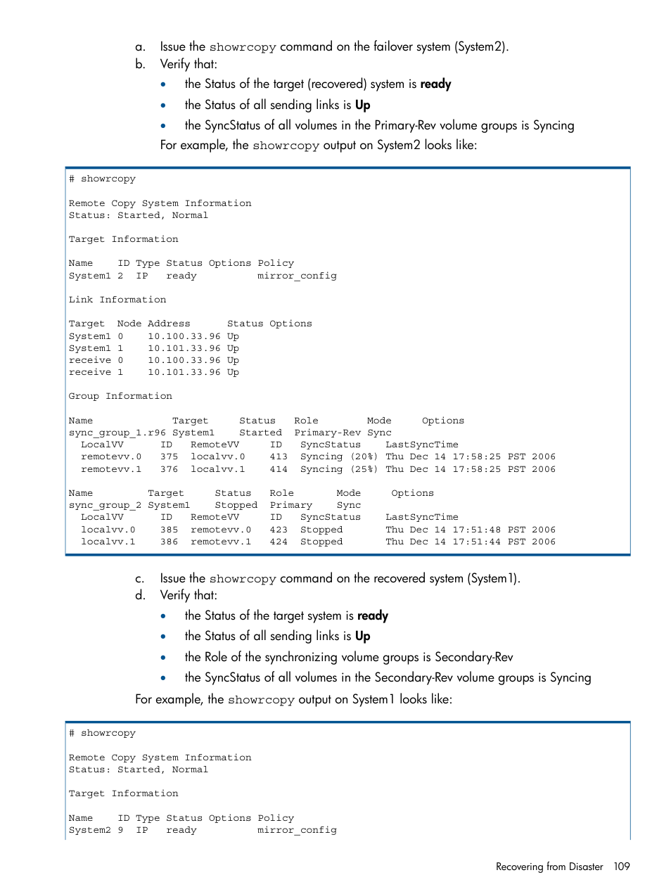 HP 3PAR Operating System Software User Manual | Page 109 / 292