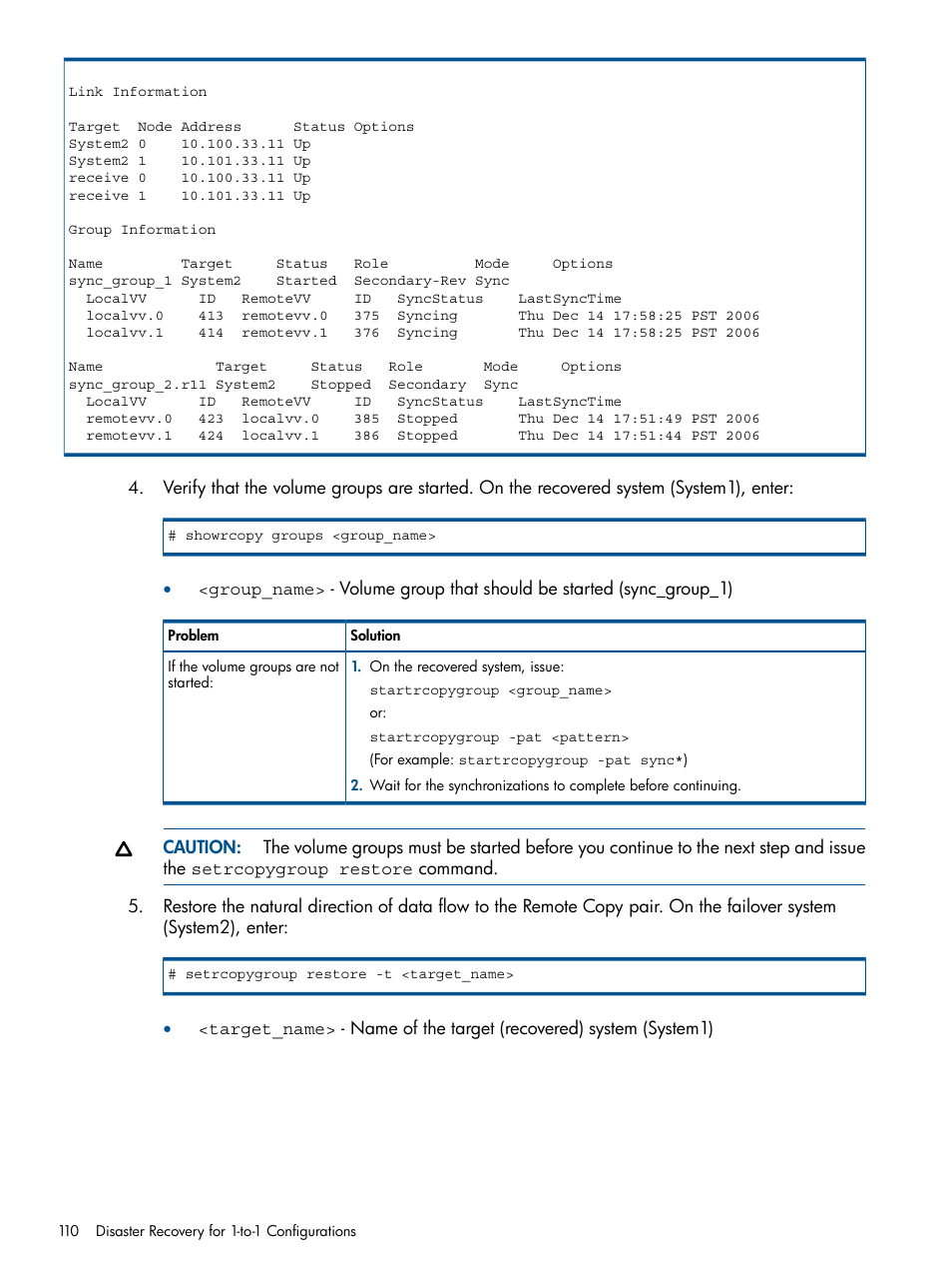 HP 3PAR Operating System Software User Manual | Page 110 / 292