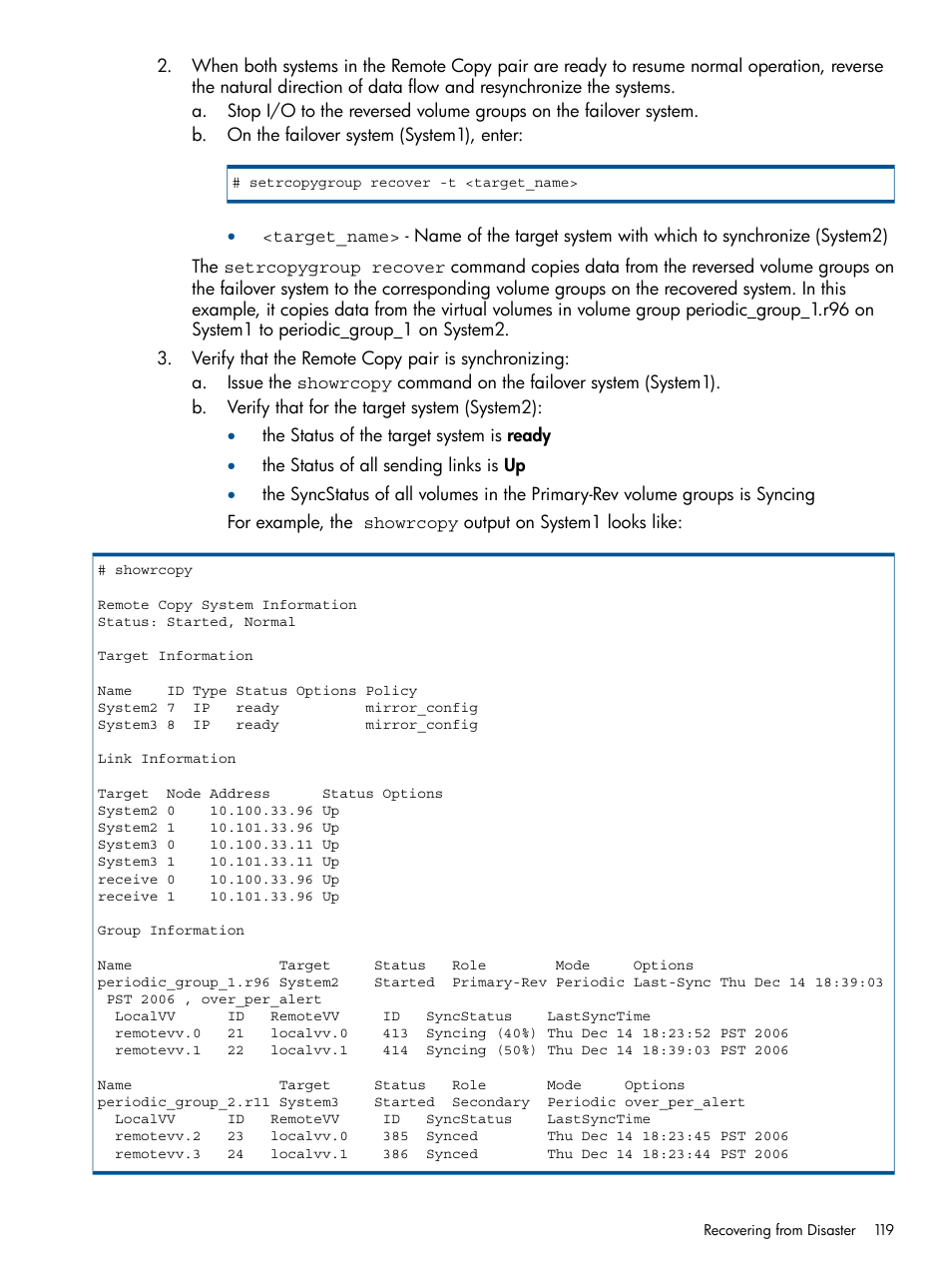 HP 3PAR Operating System Software User Manual | Page 119 / 292