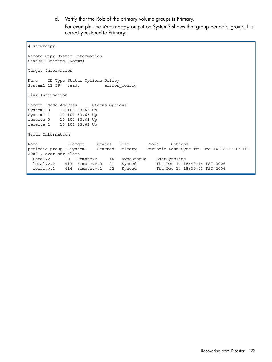 HP 3PAR Operating System Software User Manual | Page 123 / 292
