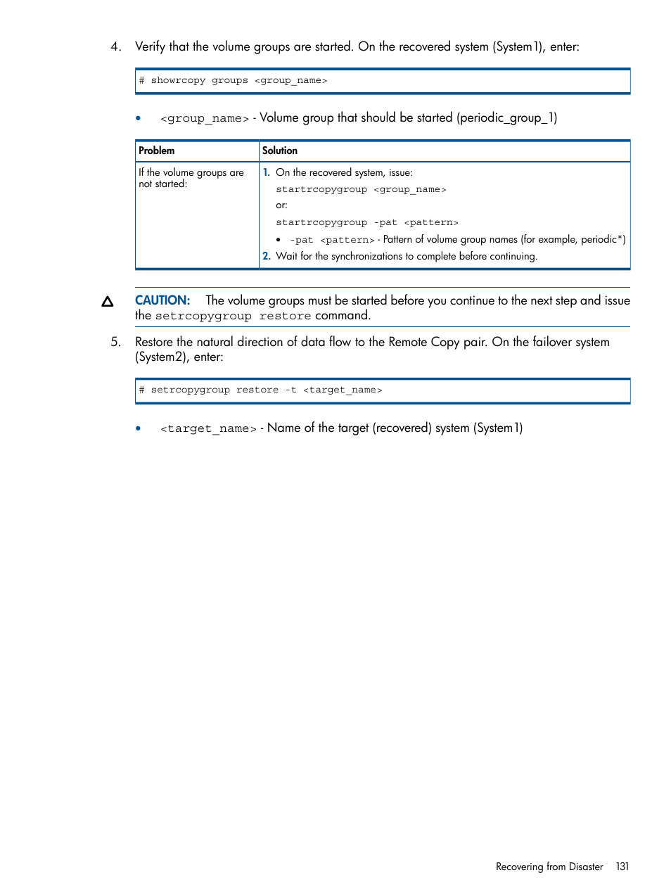 HP 3PAR Operating System Software User Manual | Page 131 / 292