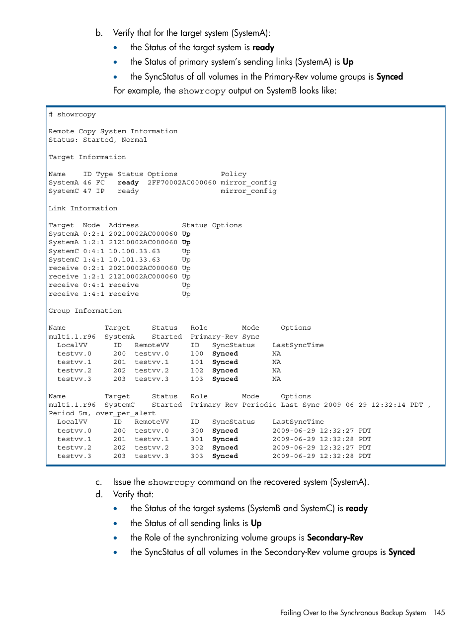 HP 3PAR Operating System Software User Manual | Page 145 / 292