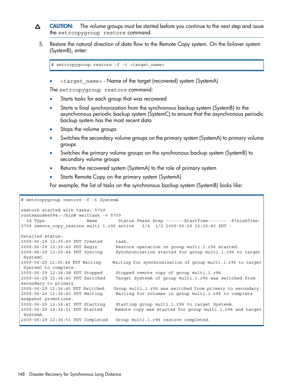 HP 3PAR Operating System Software User Manual | Page 148 / 292