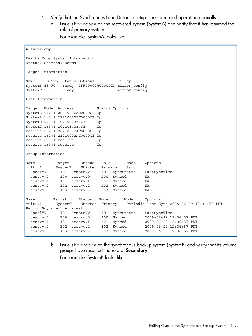 HP 3PAR Operating System Software User Manual | Page 149 / 292