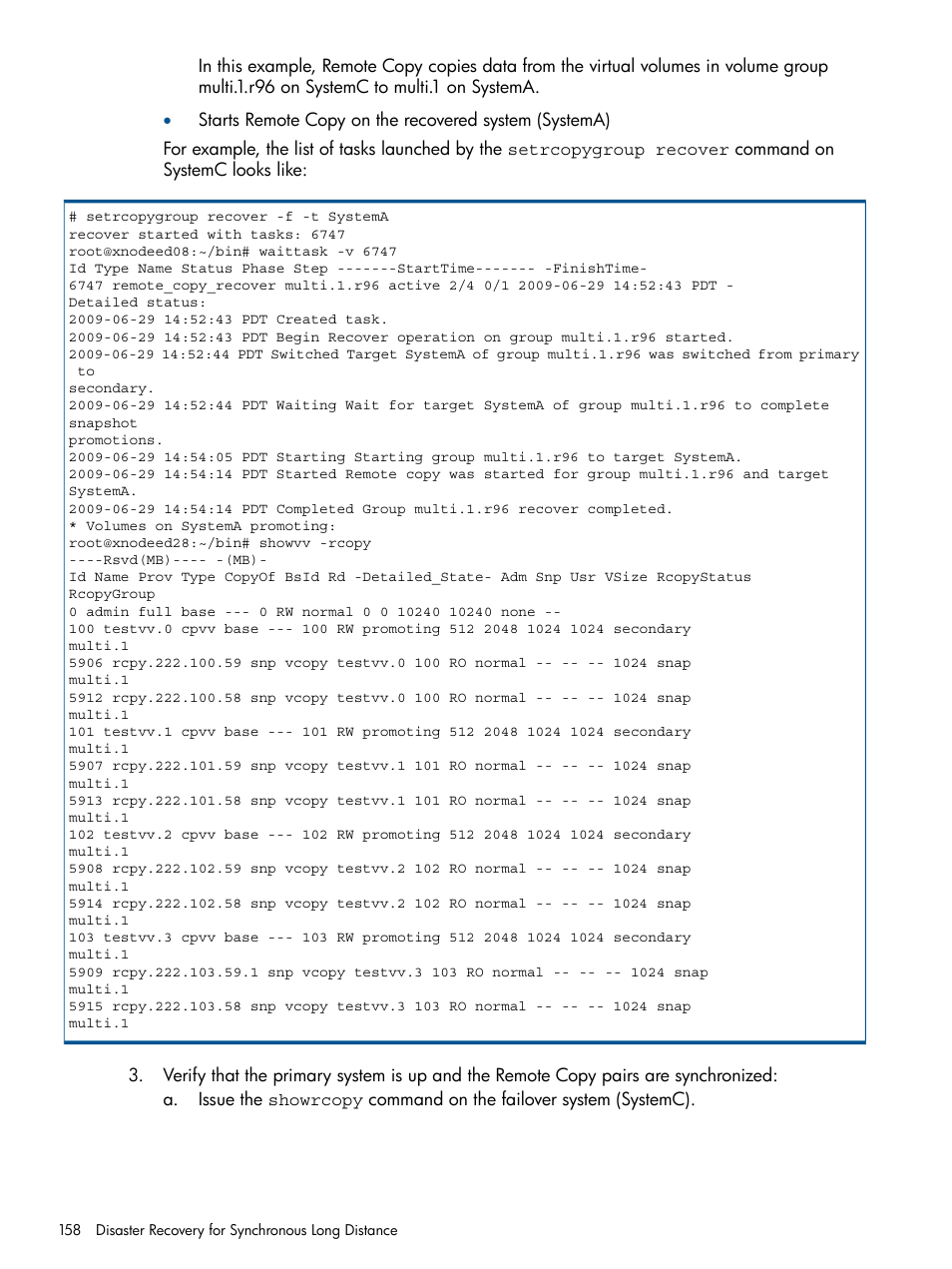 HP 3PAR Operating System Software User Manual | Page 158 / 292