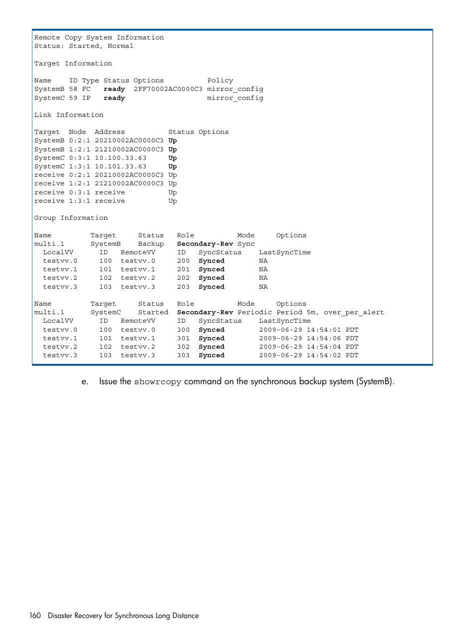 HP 3PAR Operating System Software User Manual | Page 160 / 292