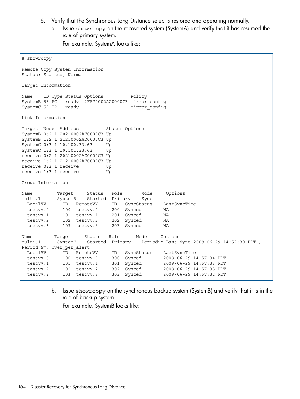 HP 3PAR Operating System Software User Manual | Page 164 / 292