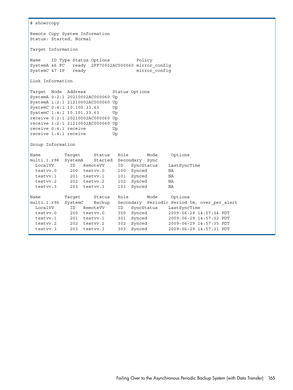 HP 3PAR Operating System Software User Manual | Page 165 / 292