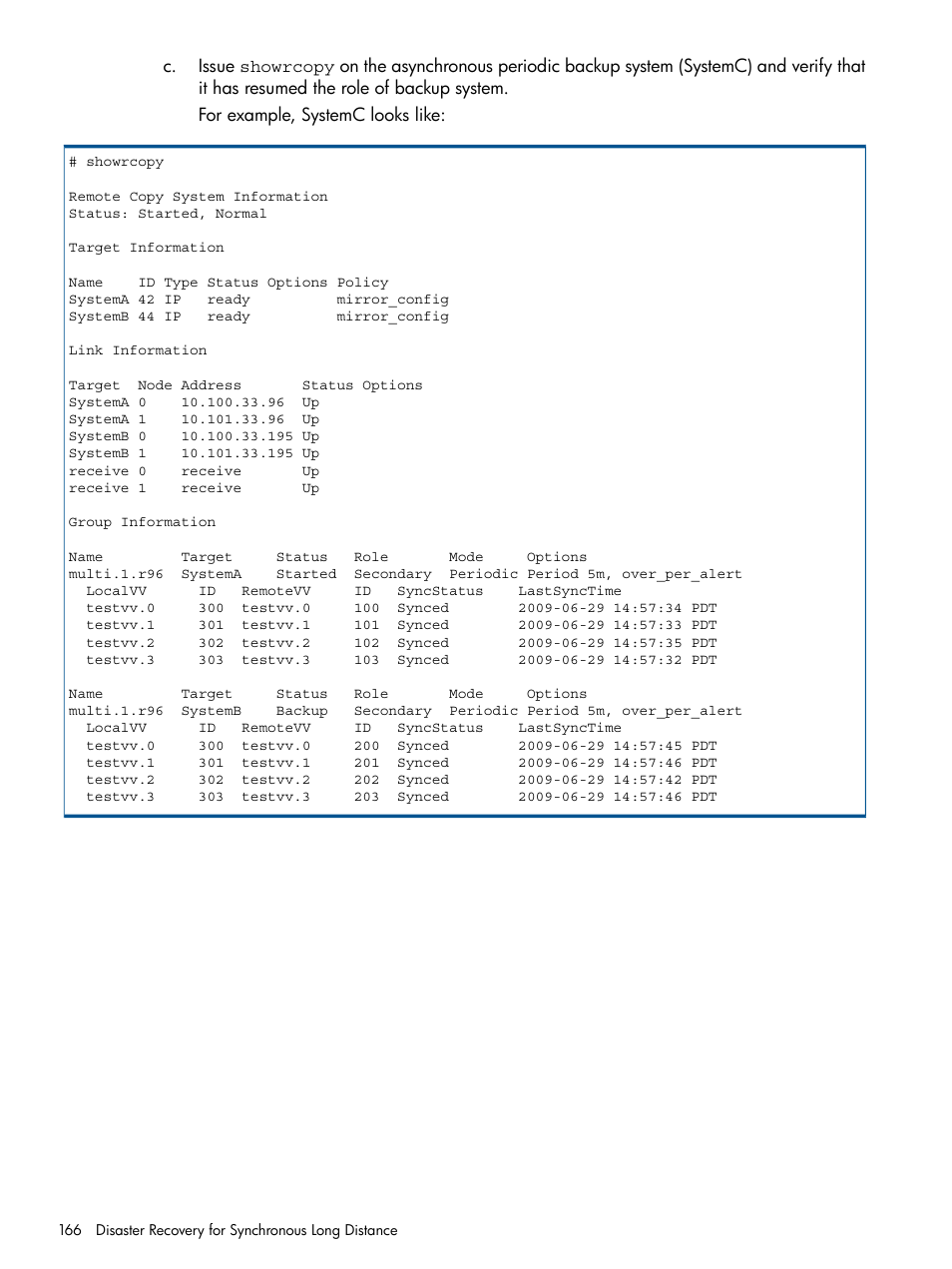 HP 3PAR Operating System Software User Manual | Page 166 / 292