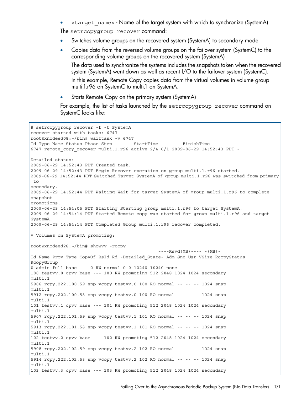 HP 3PAR Operating System Software User Manual | Page 171 / 292