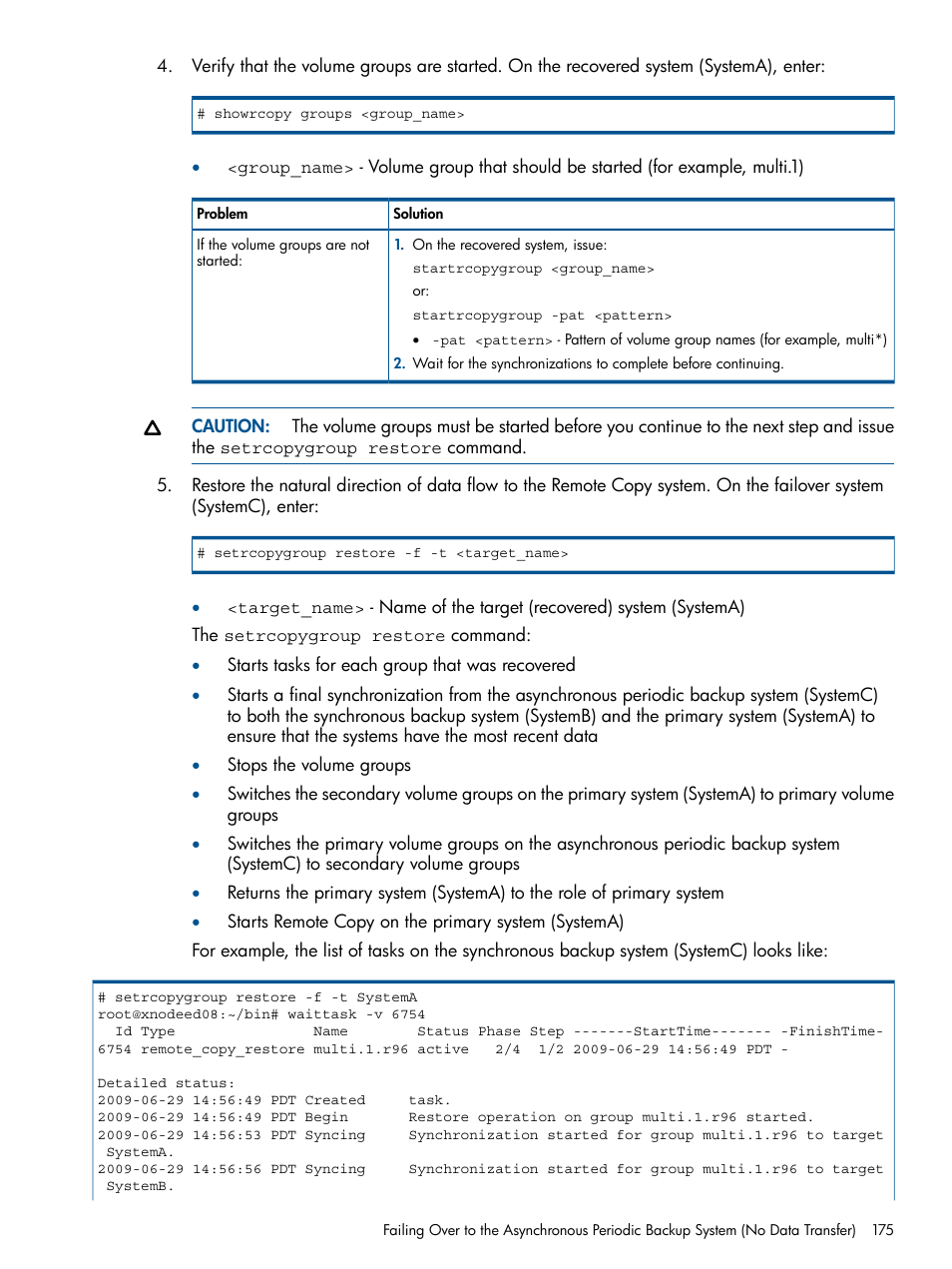 HP 3PAR Operating System Software User Manual | Page 175 / 292