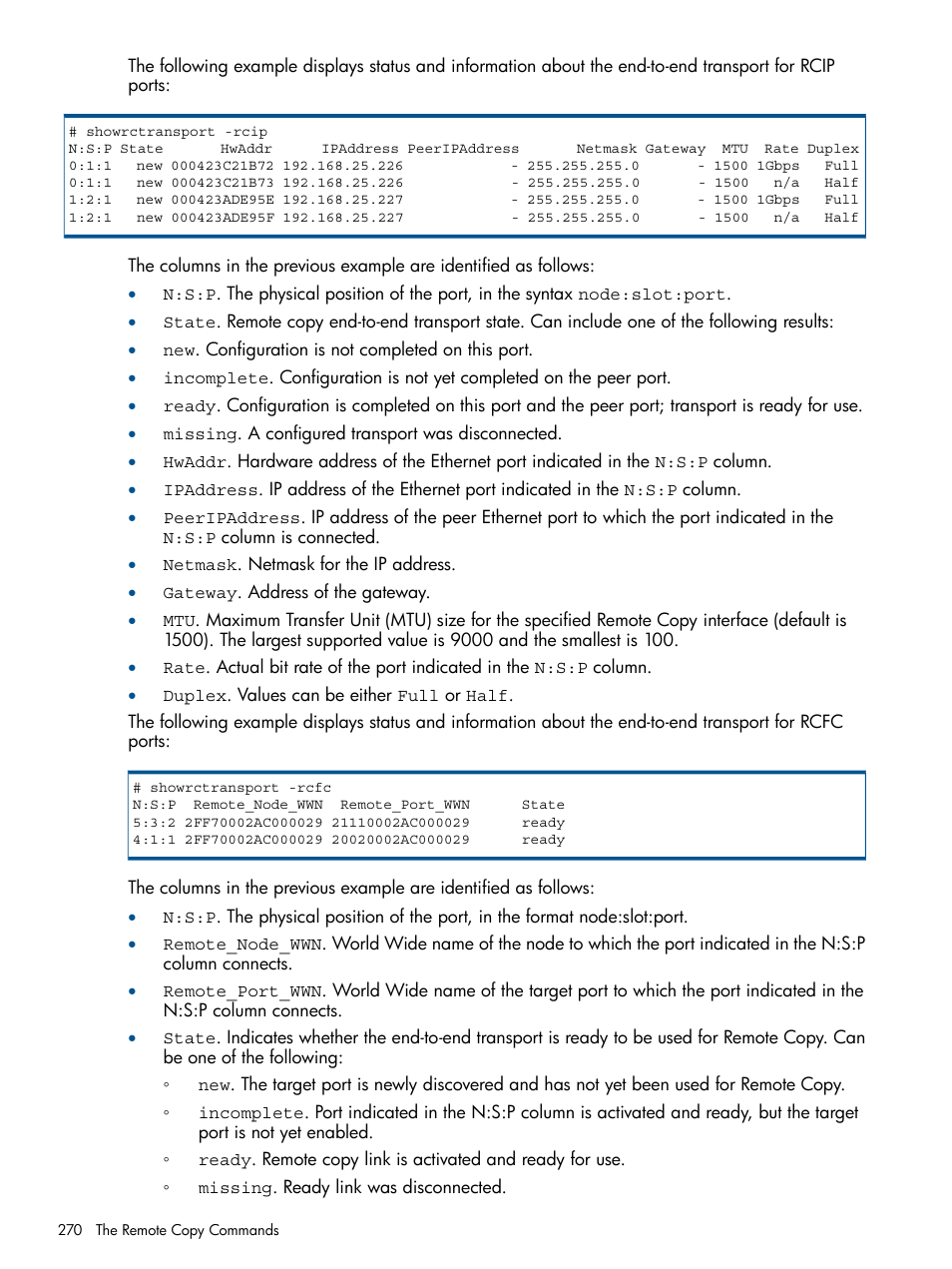 HP 3PAR Operating System Software User Manual | Page 270 / 292