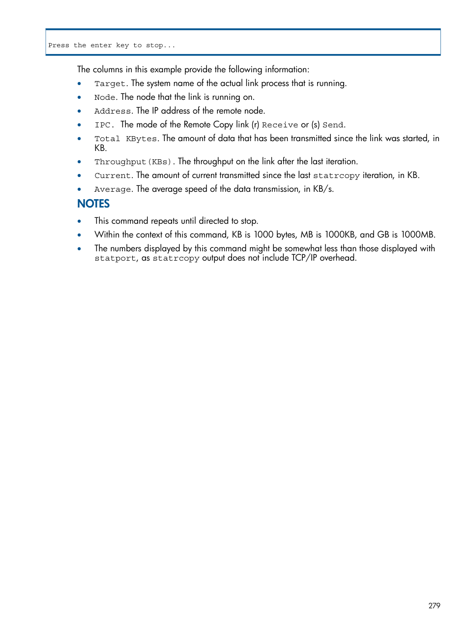 HP 3PAR Operating System Software User Manual | Page 279 / 292