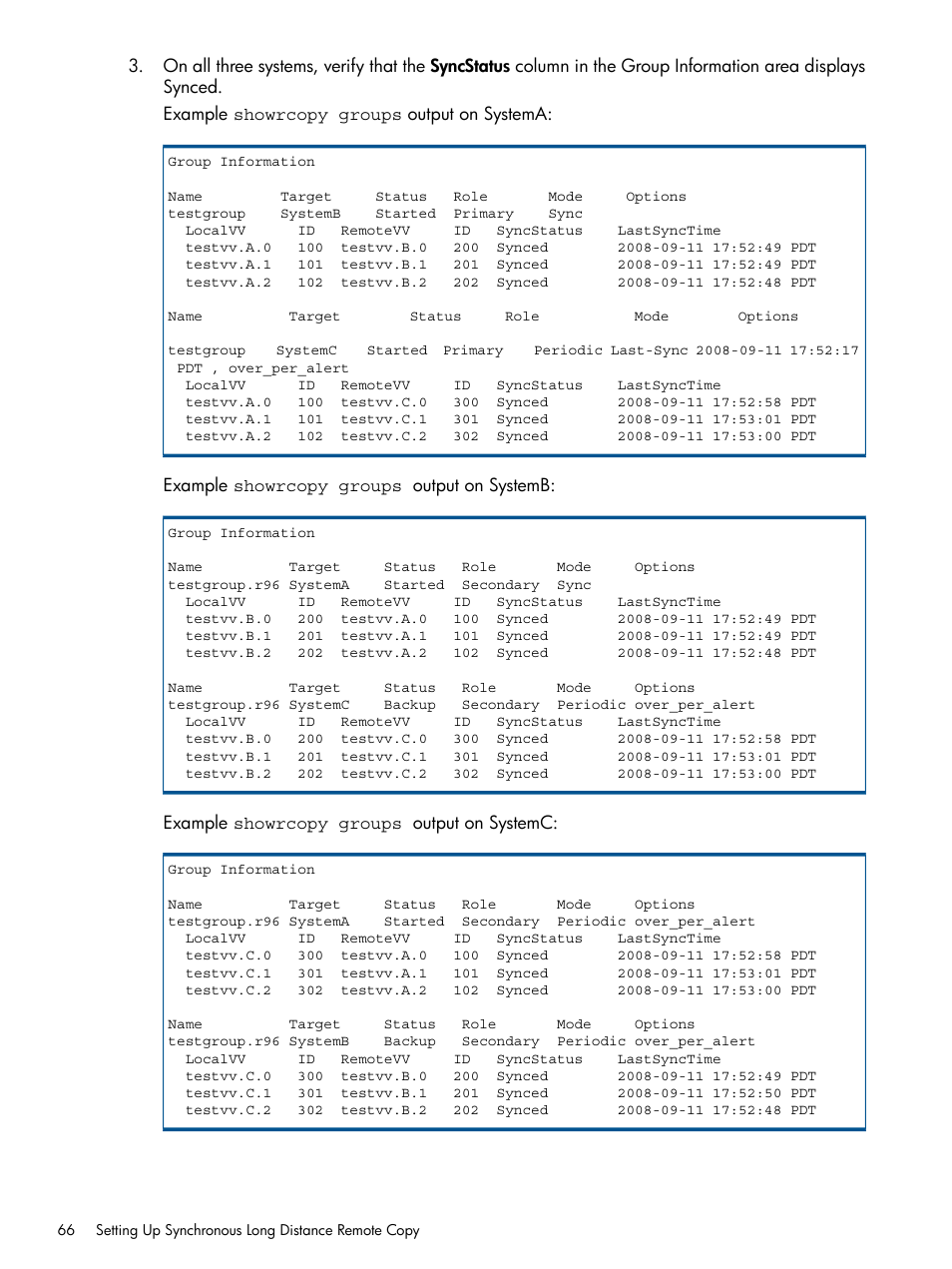 HP 3PAR Operating System Software User Manual | Page 66 / 292