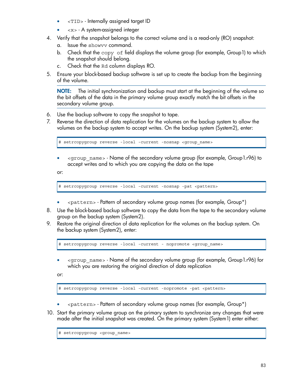 HP 3PAR Operating System Software User Manual | Page 83 / 292