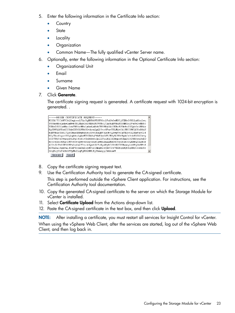 HP OneView for VMware vCenter User Manual | Page 23 / 113