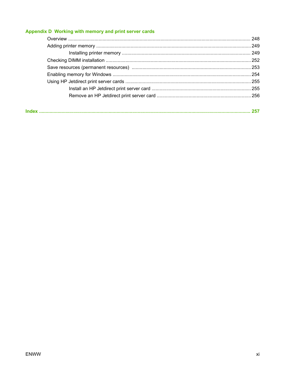 HP LaserJet M4349 Multifunction Printer series User Manual | Page 13 / 282