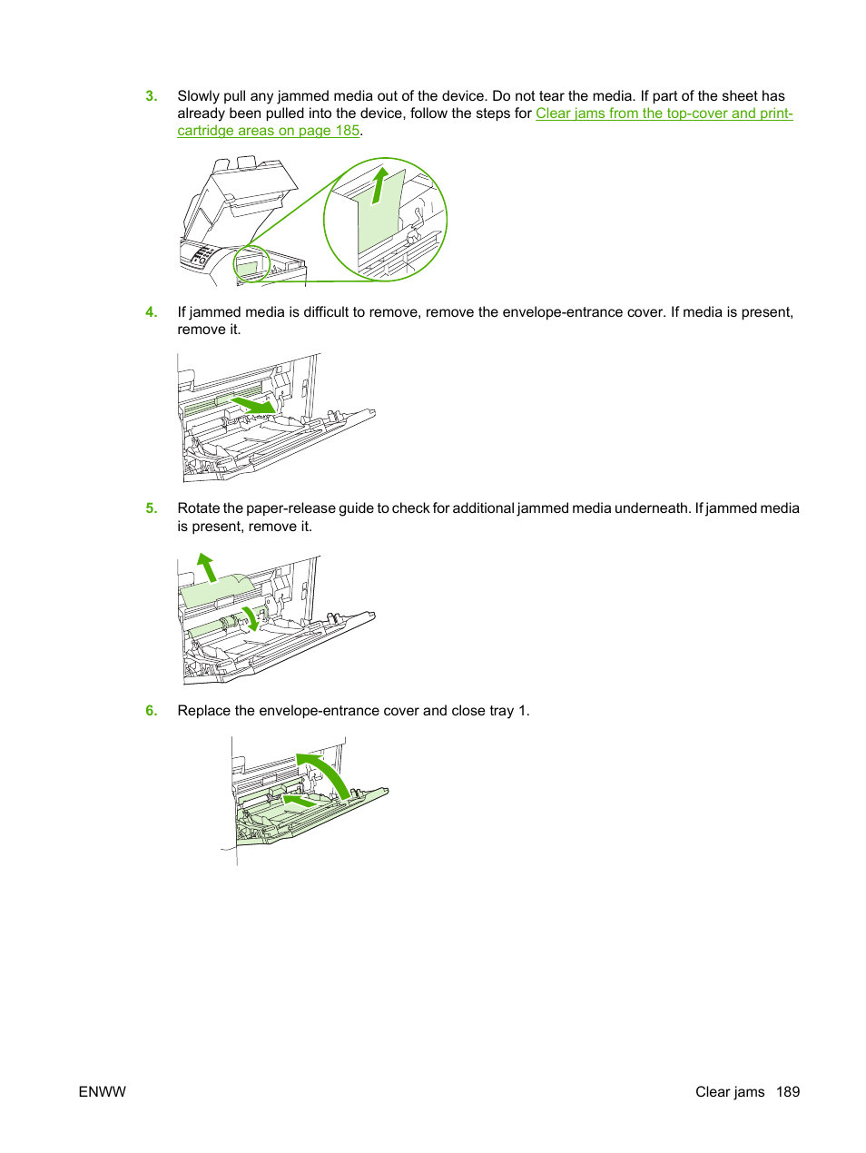 HP LaserJet M4349 Multifunction Printer series User Manual | Page 203 / 282