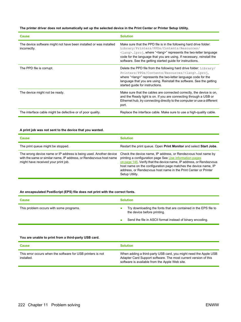 HP LaserJet M4349 Multifunction Printer series User Manual | Page 236 / 282