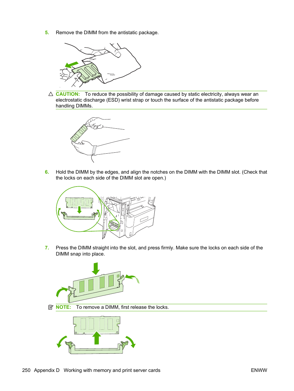 HP LaserJet M4349 Multifunction Printer series User Manual | Page 264 / 282