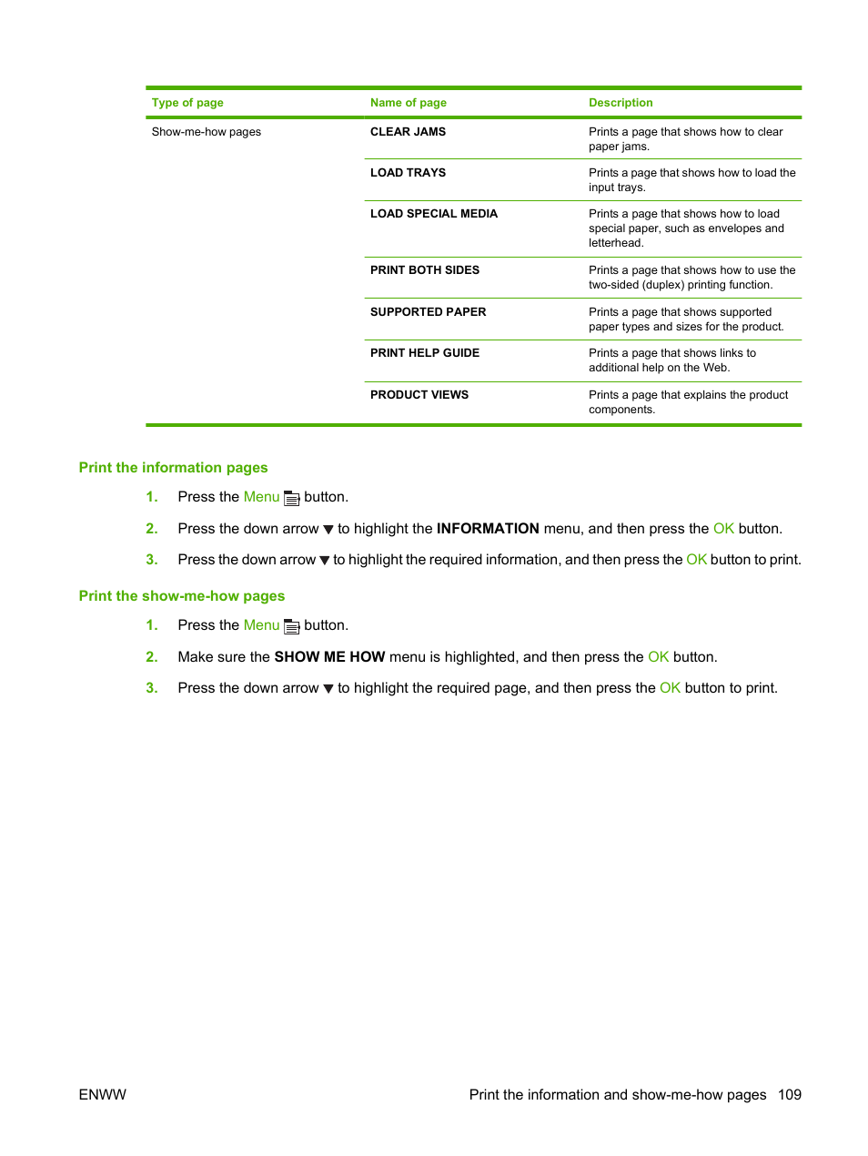 HP Laserjet p3015 User Manual | Page 121 / 246