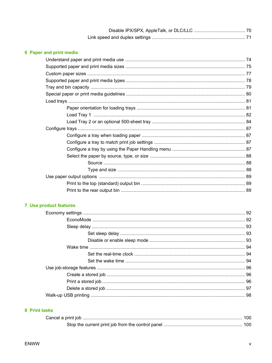 HP Laserjet p3015 User Manual | Page 7 / 246