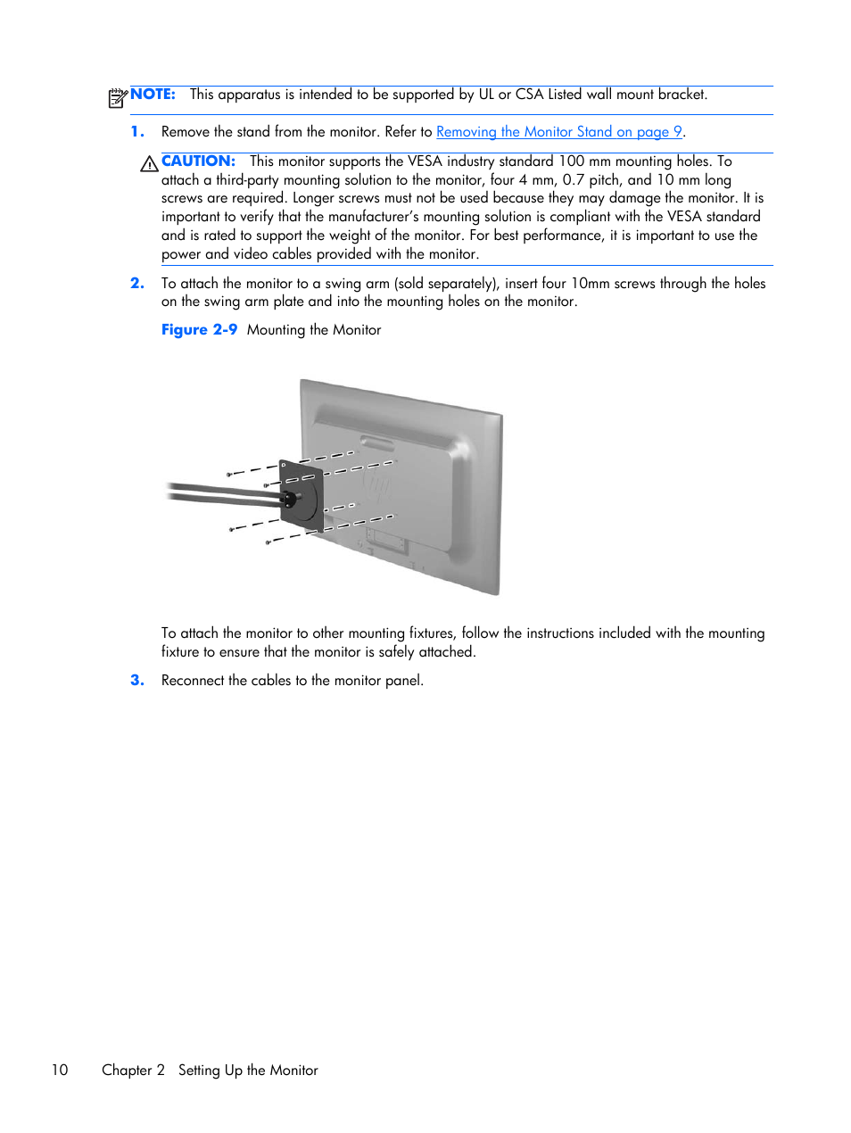 HP ProDisplay P201 20-inch LED Backlit Monitor User Manual | Page 16 / 23