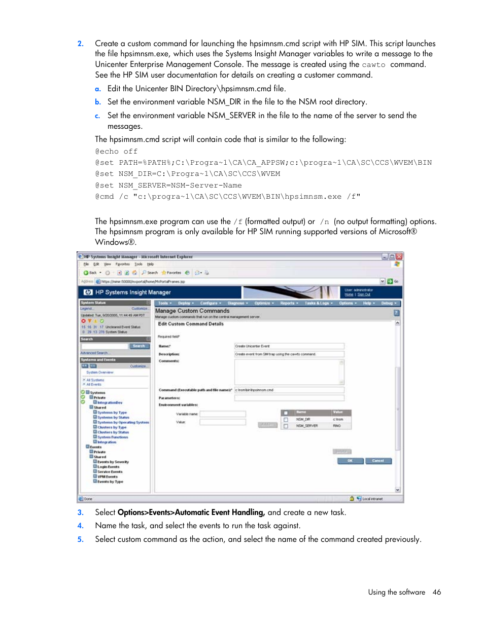 HP Insight Control User Manual | Page 46 / 85