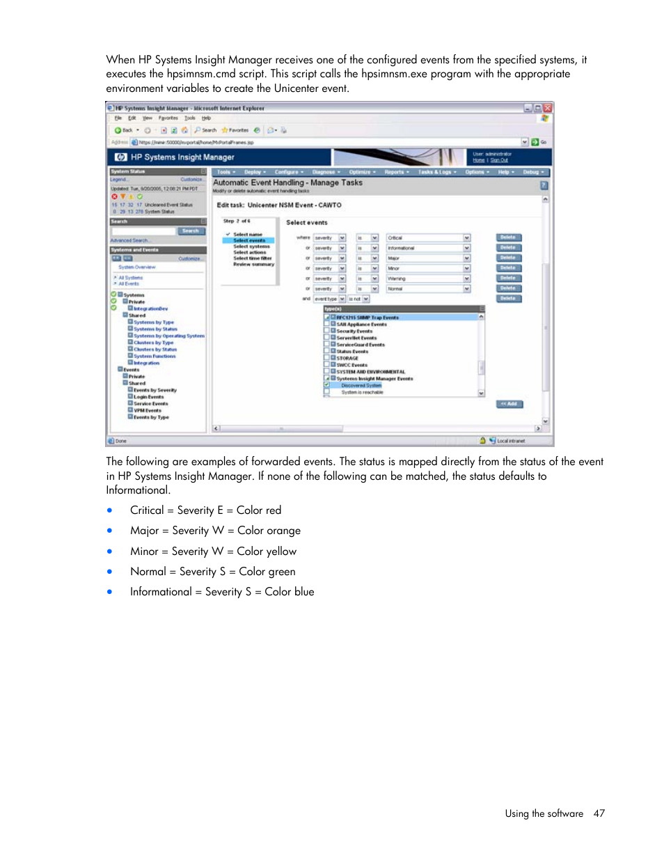 HP Insight Control User Manual | Page 47 / 85