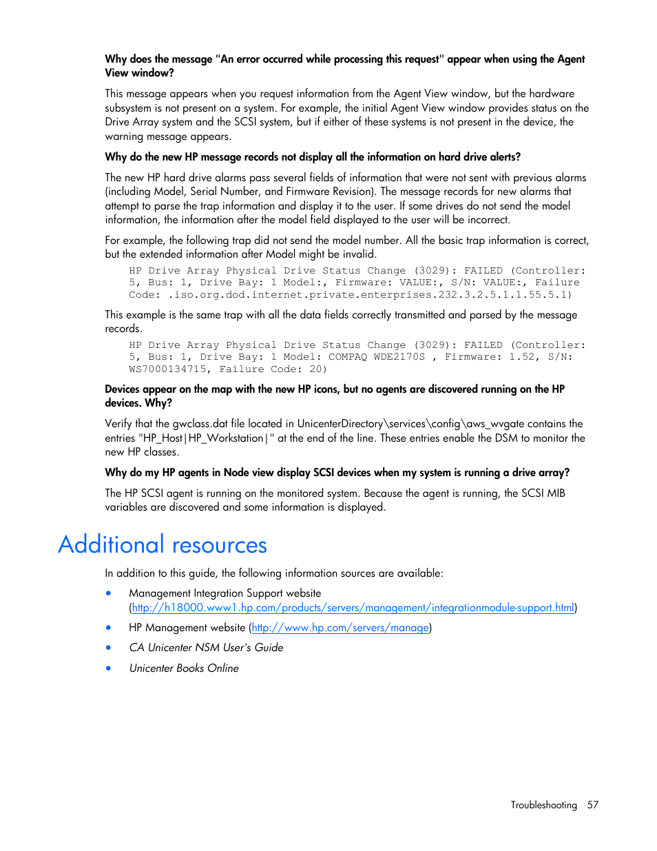 Additional resources | HP Insight Control User Manual | Page 57 / 85