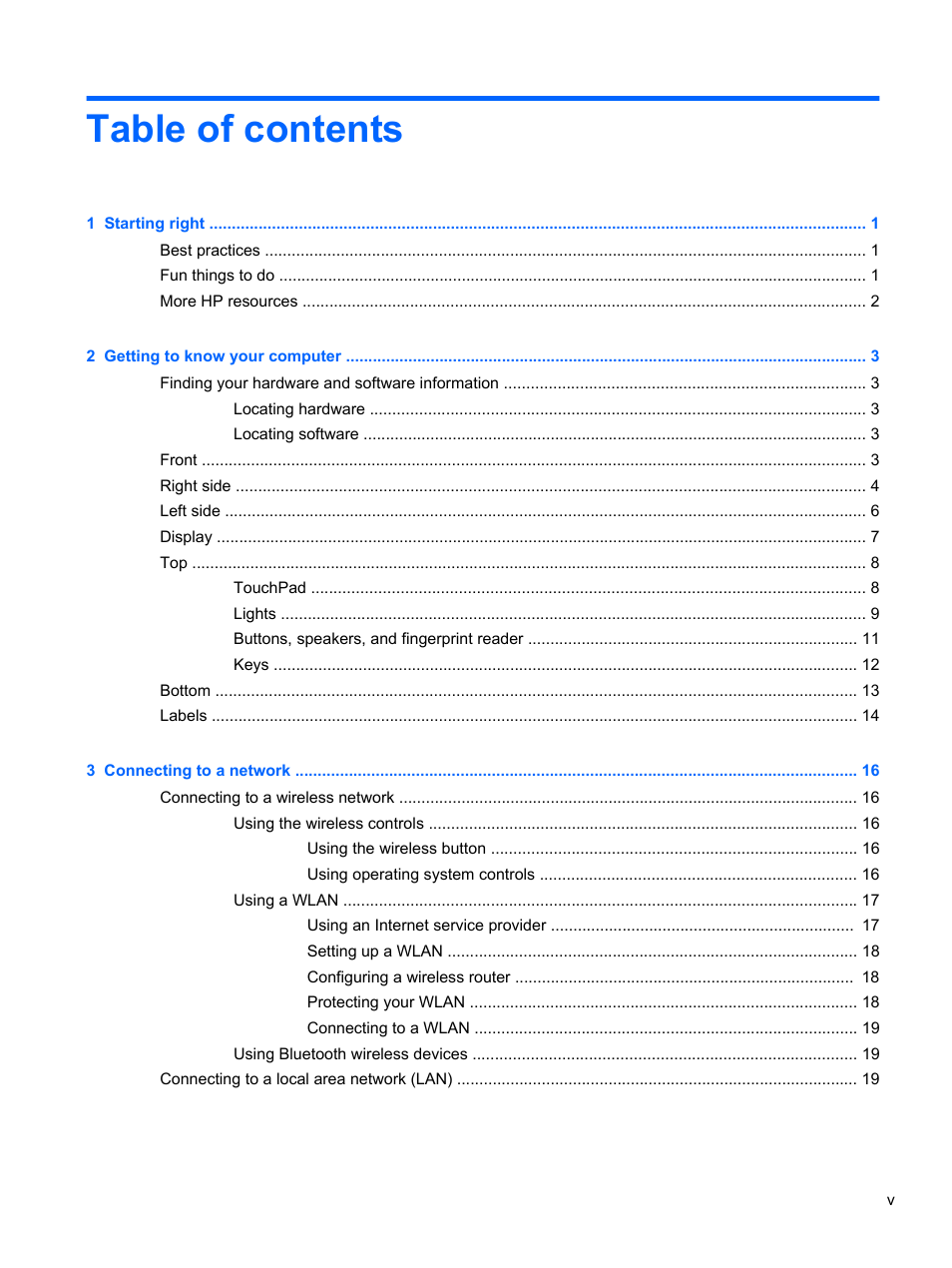 HP ENVY m6-1148ca Notebook PC User Manual | Page 5 / 92