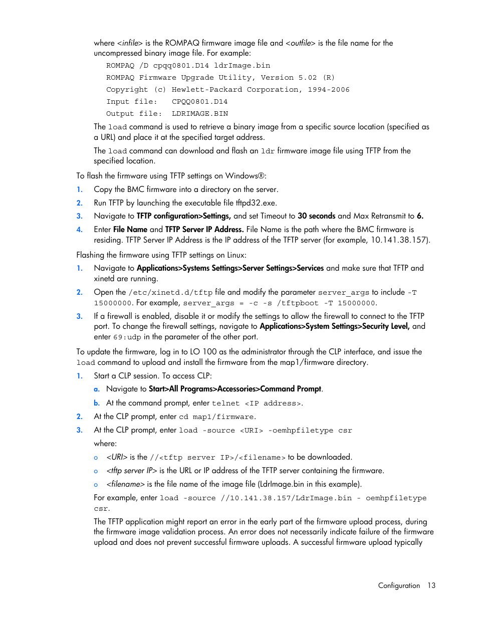 HP Lights-Out 100 Remote Management User Manual | Page 13 / 52