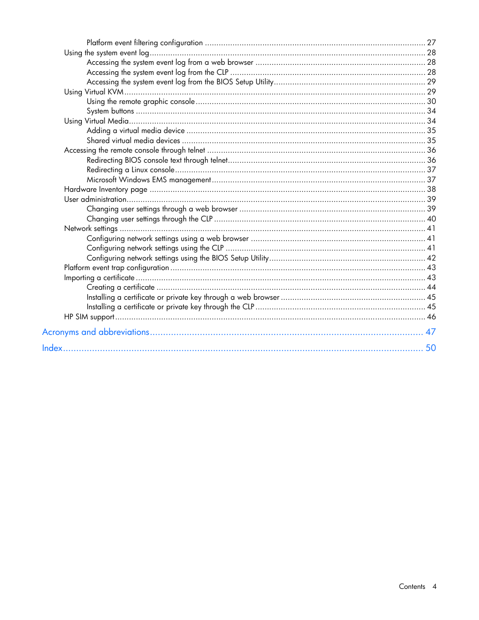 HP Lights-Out 100 Remote Management User Manual | Page 4 / 52