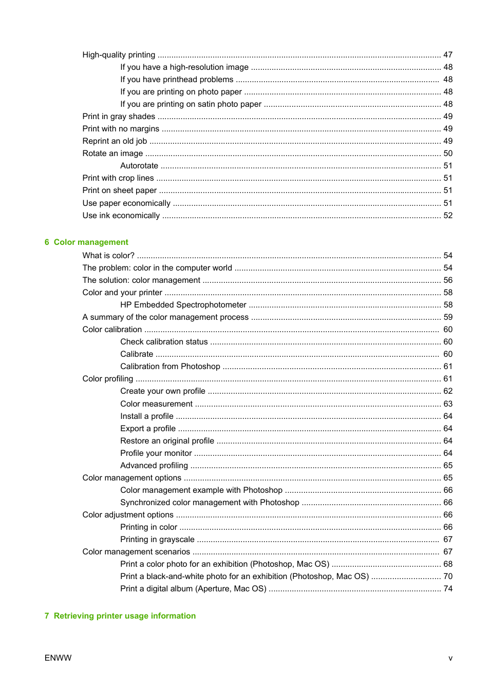 HP Designjet Z3200 PostScript Photo Printer series User Manual | Page 5 / 174