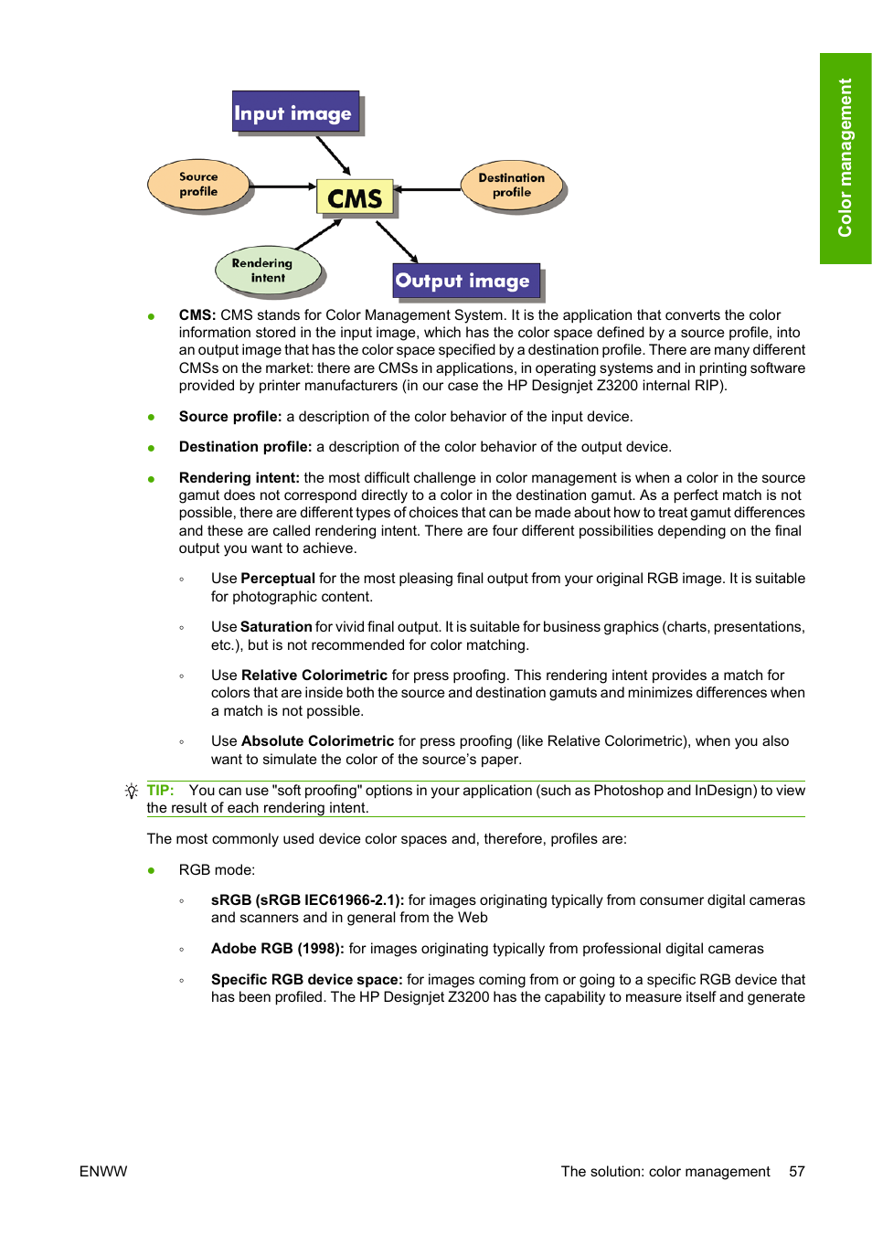 HP Designjet Z3200 PostScript Photo Printer series User Manual | Page 67 / 174