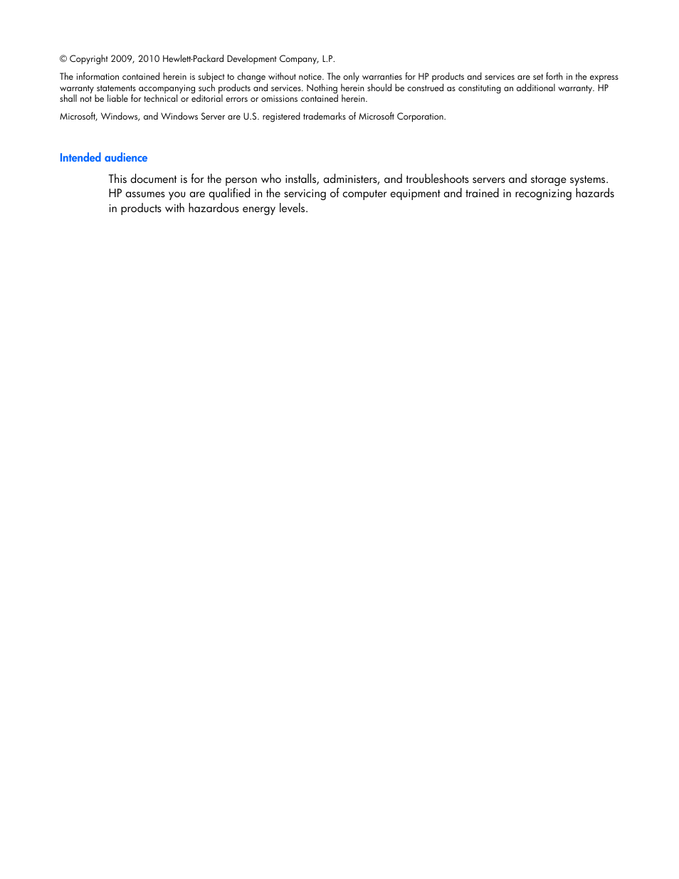 Notice | HP ProLiant SL165z G7 Server User Manual | Page 2 / 76