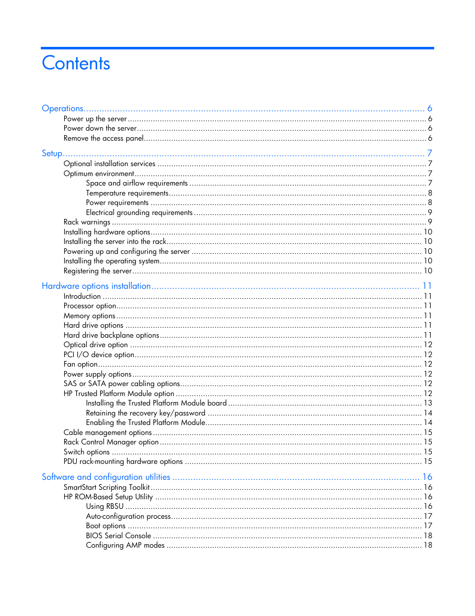 HP ProLiant SL165z G7 Server User Manual | Page 3 / 76