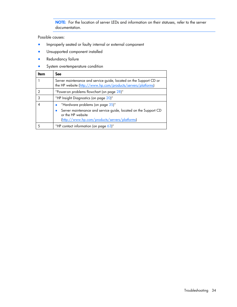 HP ProLiant SL165z G7 Server User Manual | Page 34 / 76